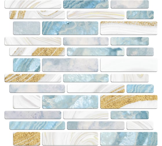 3D мозаика Fbrush Голубой мрамор 25x25 см LT11-13819 1