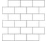 3D мозаика Fbrush Белый кирпич 25x25 см LT41-14023 1