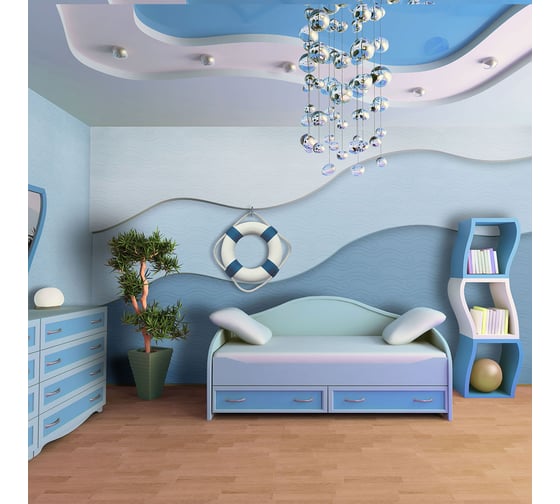 Стеклообои Wellton Волна Decor 1х12,5 м WD730