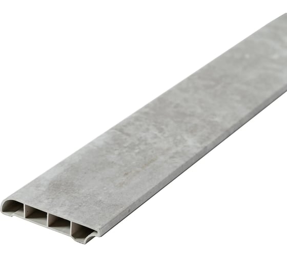 Напольный (потолочный) плинтус GOODWAY 2400x80x12 мм, гранит крит, M80 GWG-01