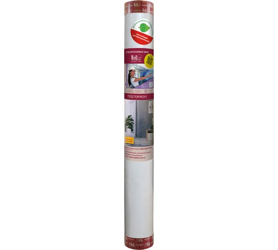 Стеклообои Wellton Циновка Decor 1х12,5 м WD855