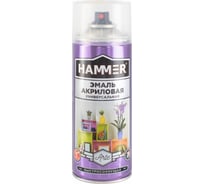 Универсальная акриловая эмаль HAMMER RAL 6014 хаки, высокоглянцевая, 520 мл, 0.27 кг ЭК000140501