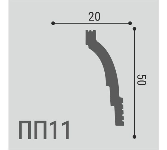 Карниз Де-Багет XPS POLYMER ПП 11 00-00107455