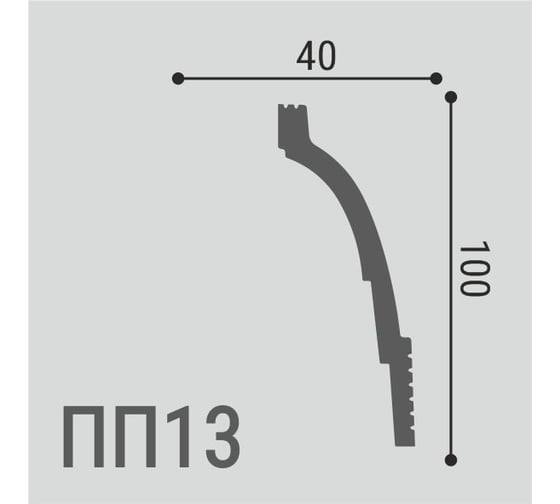 Карниз Де-Багет XPS POLYMER ПП 13 00-00107457