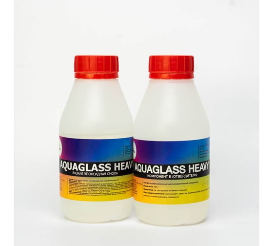 Особо вязкая смола для рисования РУ-СМОЛА Aquaglass Heavy 300 грамм AQ-H-300 1