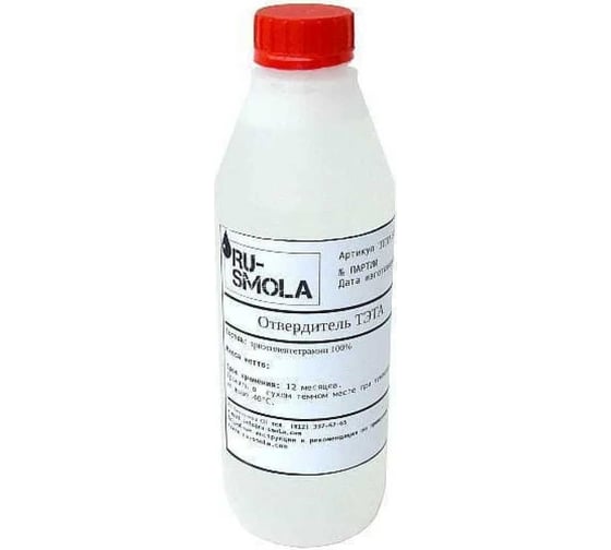 Отвердитель РУ-СМОЛА ТЭТА 500 г (для 5 кг смолы) TETA-500