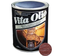 Масло для внутренних работ с твердым воском Живая Краска VITA OLIO шелк.-мат. махагон 0,75 л 255570