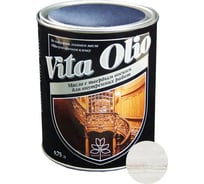 Масло для внутренних работ с твердым воском Живая Краска VITA OLIO шелк.-мат. беленый дуб 0,75 л 255518