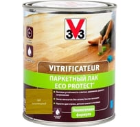 Полиуретановый акриловый паркетный лак V33 ECO PROTECT полуглянец цвет дуб 107855
