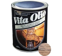 Масло для внутренних работ с твердым воском Живая Краска VITA OLIO шелк.-мат. орех донской 0,75 л 255617