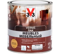 Акриловый мебельный лак V33 глянцевый дуб золотой 102199