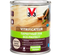 Полиуретановый акриловый паркетный лак V33 ECO PROTECT полуглянец 107849