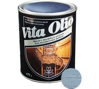 Масло для внутренних работ с твердым воском Живая Краска VITA OLIO шелк.-мат. ольха голубая 0,75 л 255587