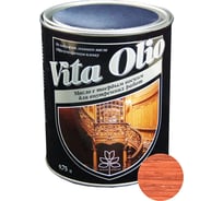 Масло для внутренних работ с твердым воском Живая Краска VITA OLIO шелк.-мат. вишня 0,75 л 255525