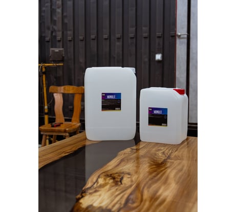 Эпоксидная смола РУ-СМОЛА MONOLIT 30 кг для заливки столешниц (стол-река, для дерева, до 5 см) MN30000