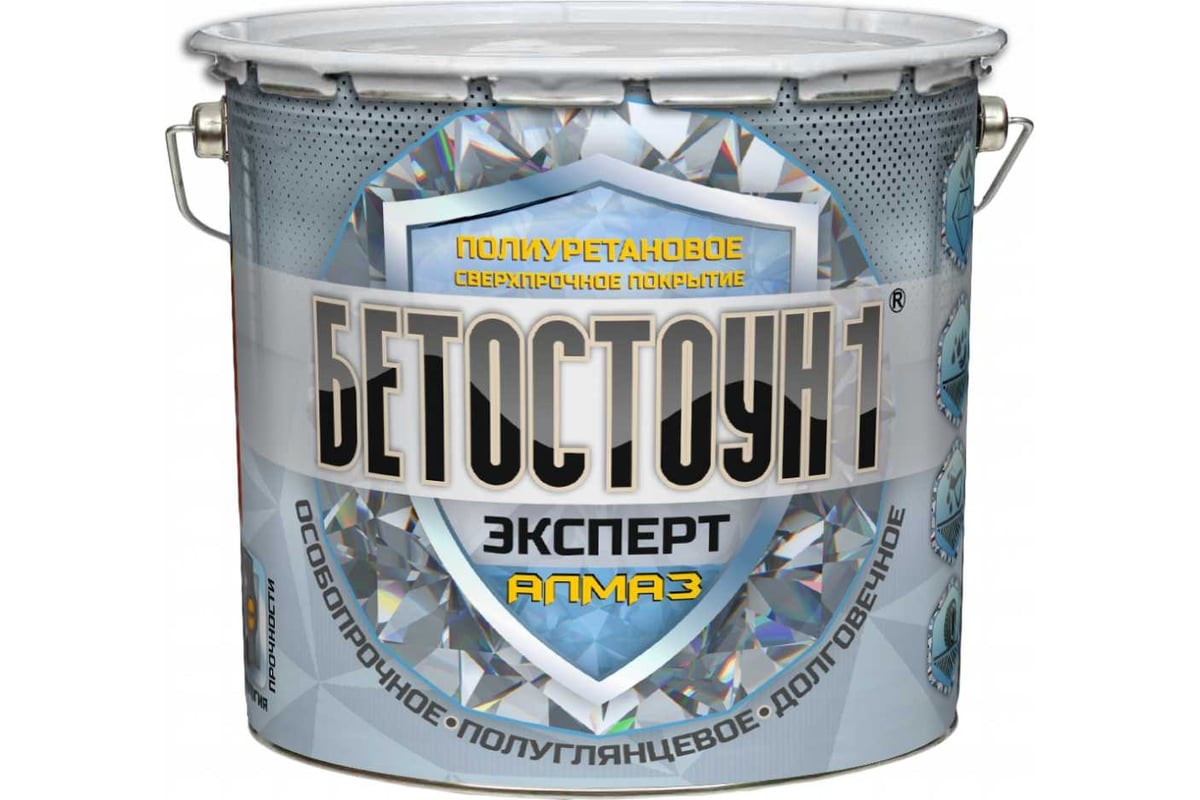Полиуретановая полуглянцевая эмаль для бетонных полов Красковия ...