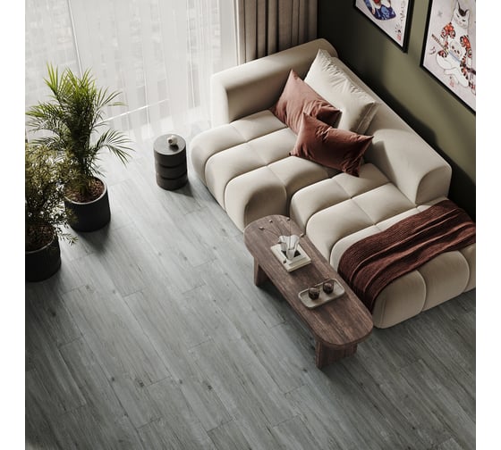 Ламинат GOODWAY SPC Spain Collection, Дуб Малага, 43 класс, 1240x185x3,5 мм, защитный слой 0,3 мм, упаковка 2,29 м2 GWES-06