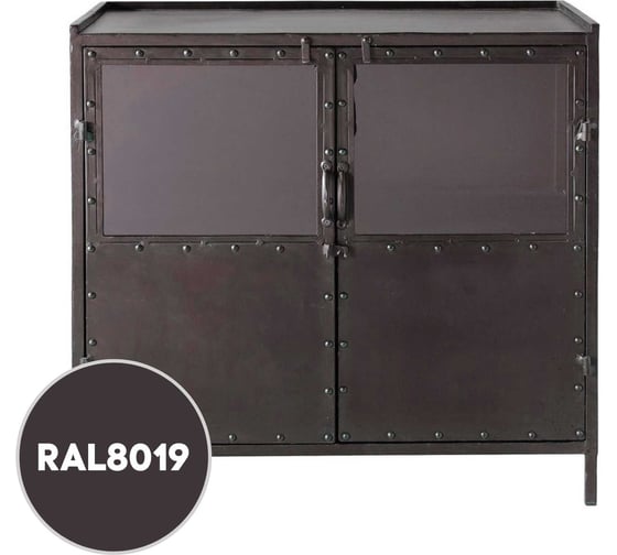 Грунт-эмаль KOVALI 3 в 1 полуглянец Серо-коричневая RAL 8019 (0,8кг) kov3.2.4.C.8019.0.8pg