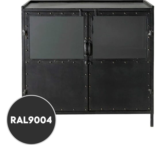 Грунт-эмаль KOVALI 3 в 1 полуглянец Сигнальная черная RAL 9004 (2,4кг) kov3.2.5.C.9004.2.4pg