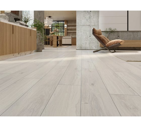Ламинат EVOFLOOR Spc home ash light ясень светлый 1220x183x4 мм (2,232м2) L-20275