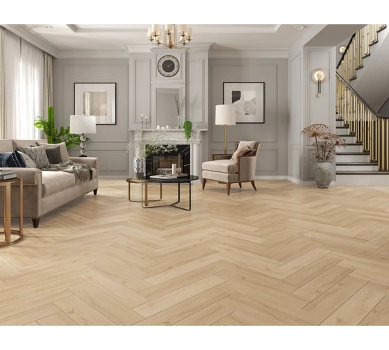 Кварц-виниловый ламинат TULESNA (spc) art parquet caldo ёлка 1,95 м2 1005-5