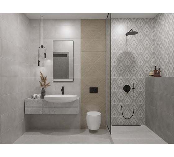 Плитка Azori Ceramica 31,5x63 cemento 52,47кв.м 1с 00-00003276