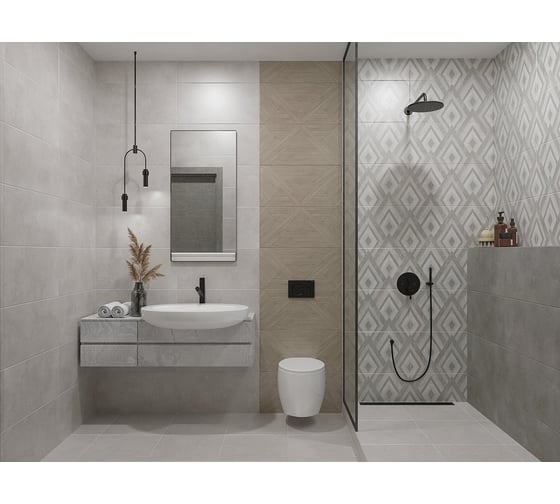 Плитка Azori Ceramica 31,5x63 cemento 52,47кв.м 1с 00-00003276