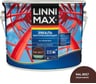 Быстросохнущая эмаль по ржавчине LINNIMAX шелковисто-матовая RAL8017 Коричневая 2,5 л 948105234