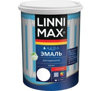 Акриловая эмаль для радиаторов LINNIMAX (ALPINA) аква для внутренних работ глянцевая белый 0,9 л 948105458