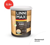 Лак для дерева LINNIMAX Аква шелковисто-матовый 0,9 л, 948105353