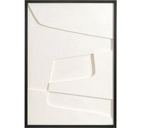 Декоративное панно Bergenson Bjorn с эффектом 3D Minimalism, 50x70 см, бежевый BB0000608