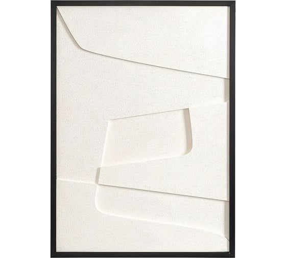 Декоративное панно Bergenson Bjorn с эффектом 3D Minimalism, 50x70 см, бежевый BB0000608 1