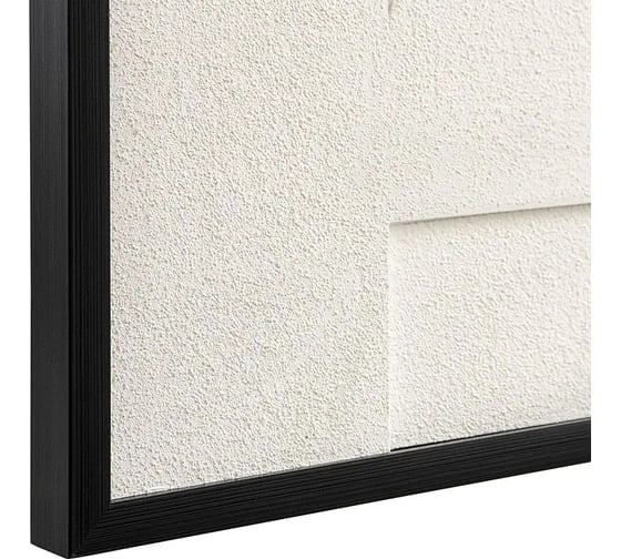Декоративное панно Bergenson Bjorn с эффектом 3D Minimalism, 50x70 см, белый\бежевый BB0000607