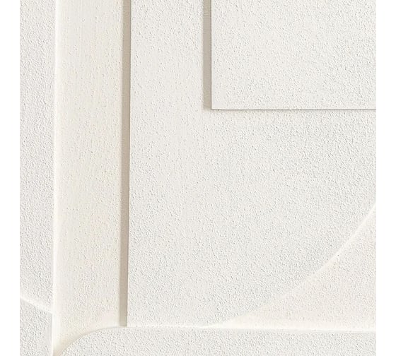 Декоративное панно Bergenson Bjorn с эффектом 3D Minimalism, 50x70 см, белый\бежевый BB0000607