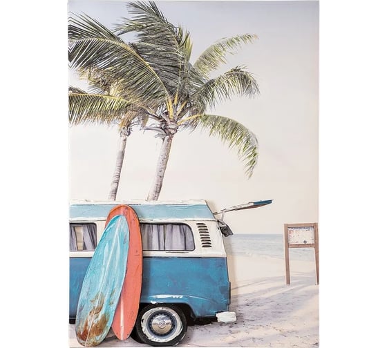Декоративное панно Bergenson Bjorn с эффектом 3D Surf, Ocean, 50x70 см BB0000593 1