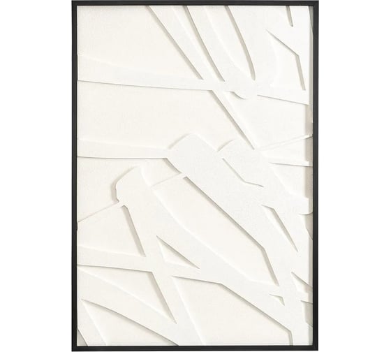 Декоративное панно Bergenson Bjorn с эффектом 3D Minimalism, 70x100 см, с черной рамкой BB0000590