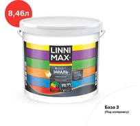 Универсальная эмаль LINNIMAX Аква глянцевая База 3 8,46 л 948105439