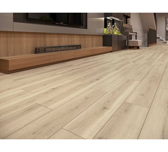 Ламинат EVOFLOOR Spc home oak beige/дуб бежевый 1220x183x4 мм, 2,232 м2 L-20993