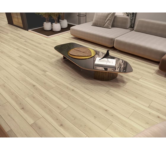 Ламинат EVOFLOOR Spc home oak beige/дуб бежевый 1220x183x4 мм, 2,232 м2 L-20993