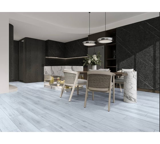 Ламинат EVOFLOOR Spc home oak grey/дуб серый 1220x183x4 мм, 2,232 м2 L-20347