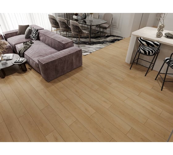Ламинат EVOFLOOR Spc home oak honey/дуб медовый, 1220x183x4 мм, 2,232 м2 L-29266