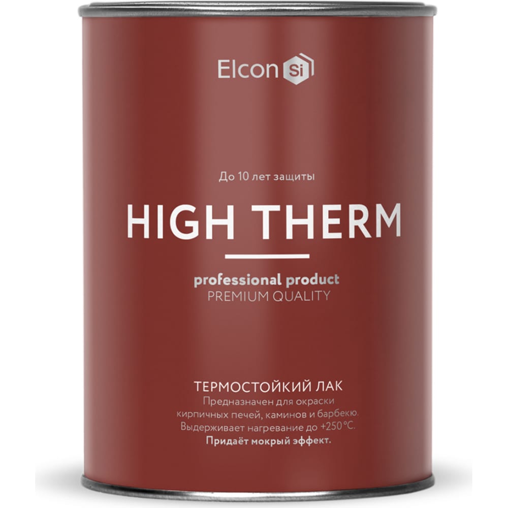  лак для печей и каминов Elcon High Therm 1 л 00-00002950 .