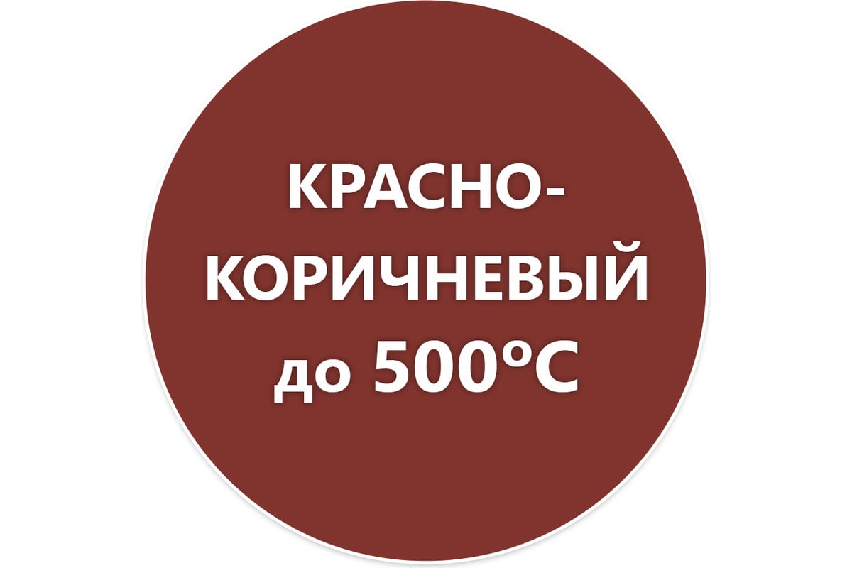 Термостойкая эмаль Elcon Max Therm красно-коричневая 500 градусов 0,8кг ...