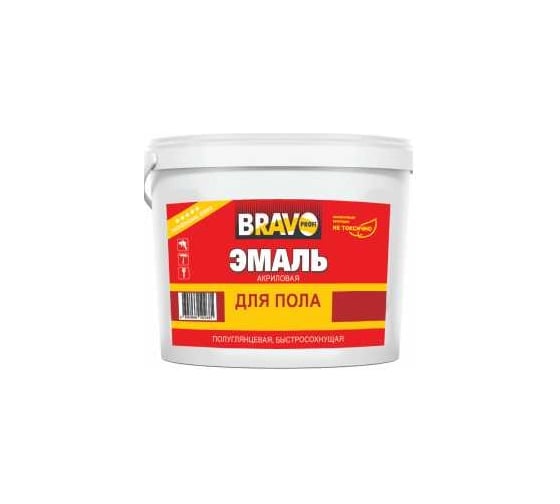 Эмаль для пола BRAVO DECOR W-111 полуглянцевая, 2кг 12212 1