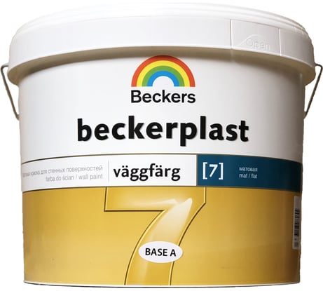 Краска Beckers BECKERPLAST 7 A мат 2,7 л 88039