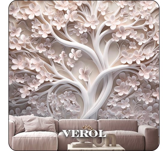 Фотообои Verol флизелиновые, встык "дерево" 300x283 см 180-ФФО-05874