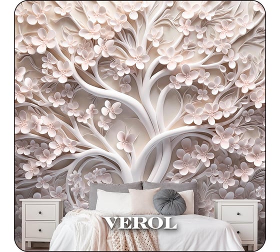 Фотообои Verol флизелиновые, встык "дерево" 300x283 см 180-ФФО-05874