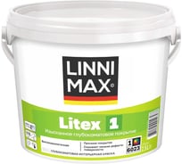 Краска водно-дисперсионная для внутренних работ LINNIMAX Litex 1 База 1, 2,5 л 948105646