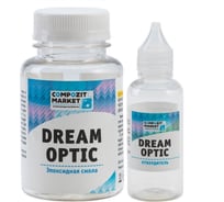 Модифицированная прозрачная эпоксидная смола Poly max Dream Optic 150 гр DO150