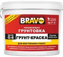 Грунт-краска под декоративные покрытия BRAVO DECOR 15 кг 19513